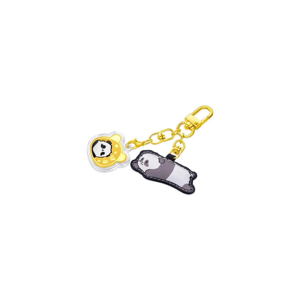 Mochi Sister 999.9 Gold Coin with Panda Key Chain