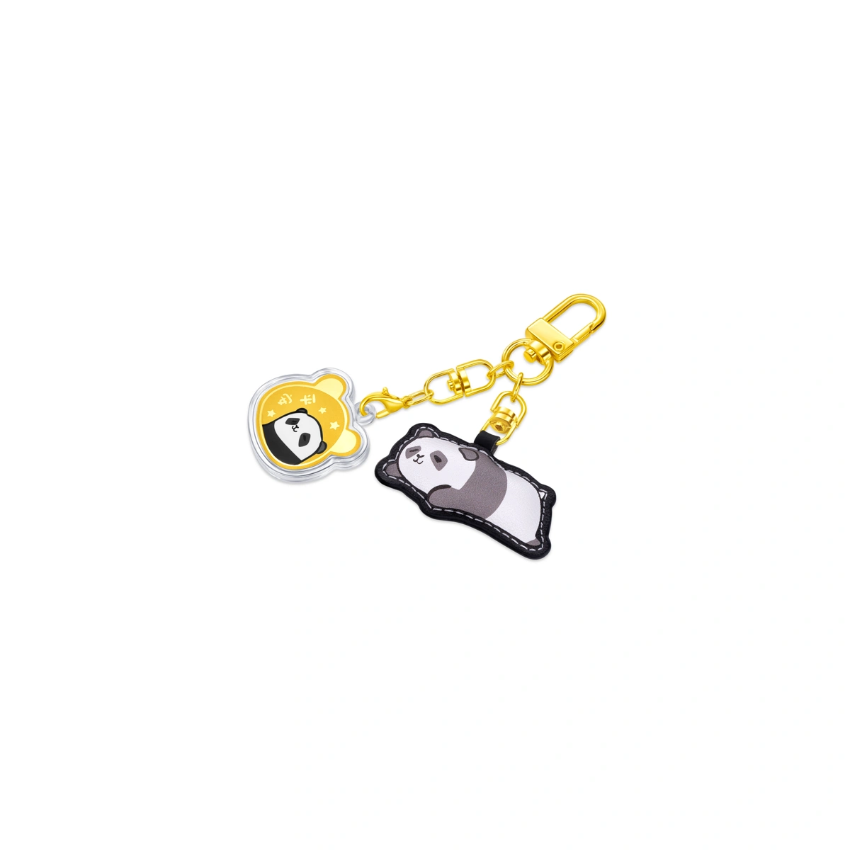 Mochi Brother 999.9 Gold Coin with Panda Key Chain
