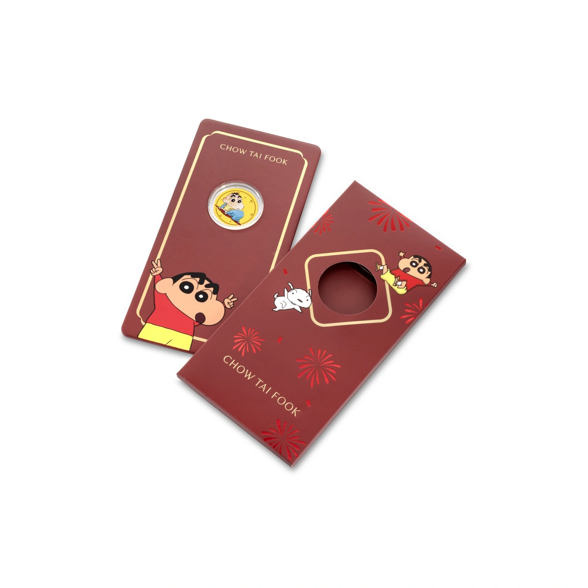蠟筆小新 &ndash; 快高長大999.9黃金工藝精品金章