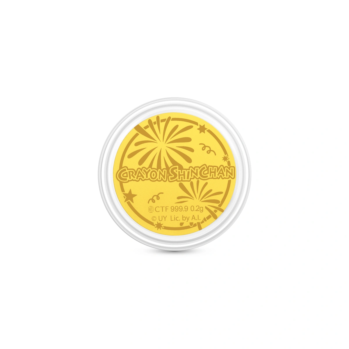 蠟筆小新 &ndash; 天倫之樂999.9黃金工藝精品金章