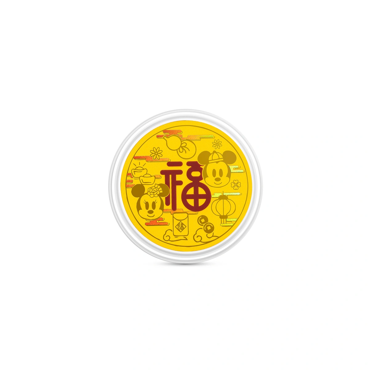 Mickey Mouse & Minnie Mouse 999.9 Gold coin