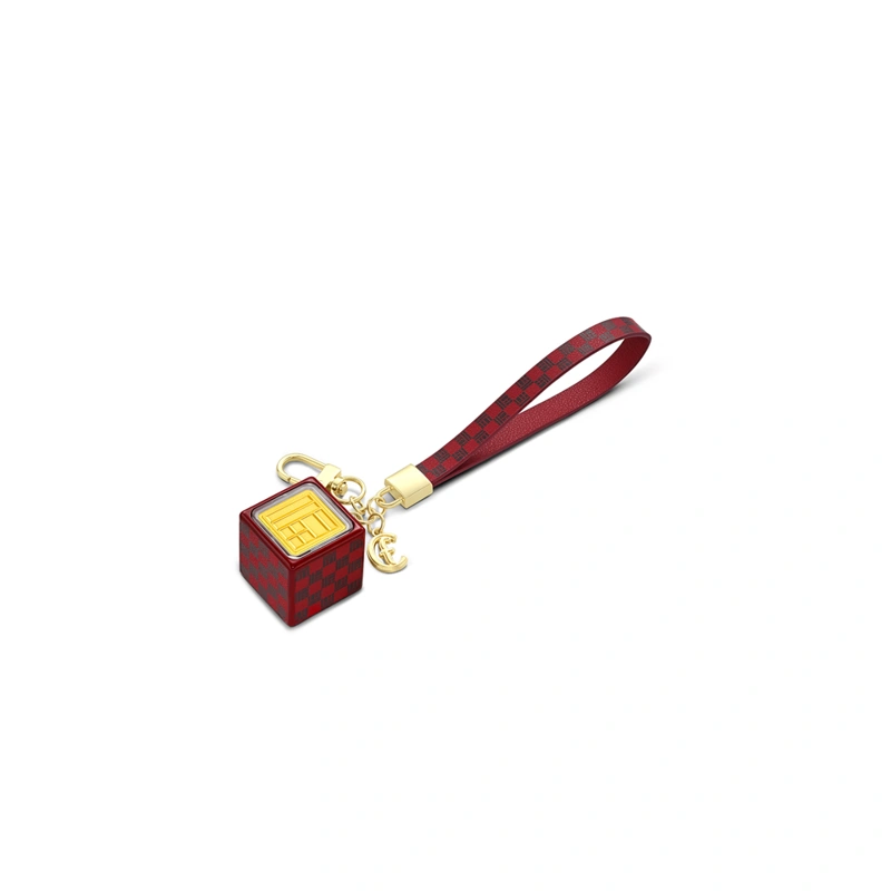 999.9 Gold Coin Bag Charm