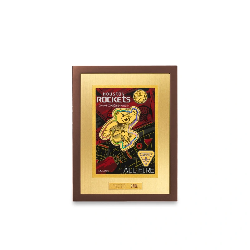 Houston Rockets Mascot 999.9 Gold coin