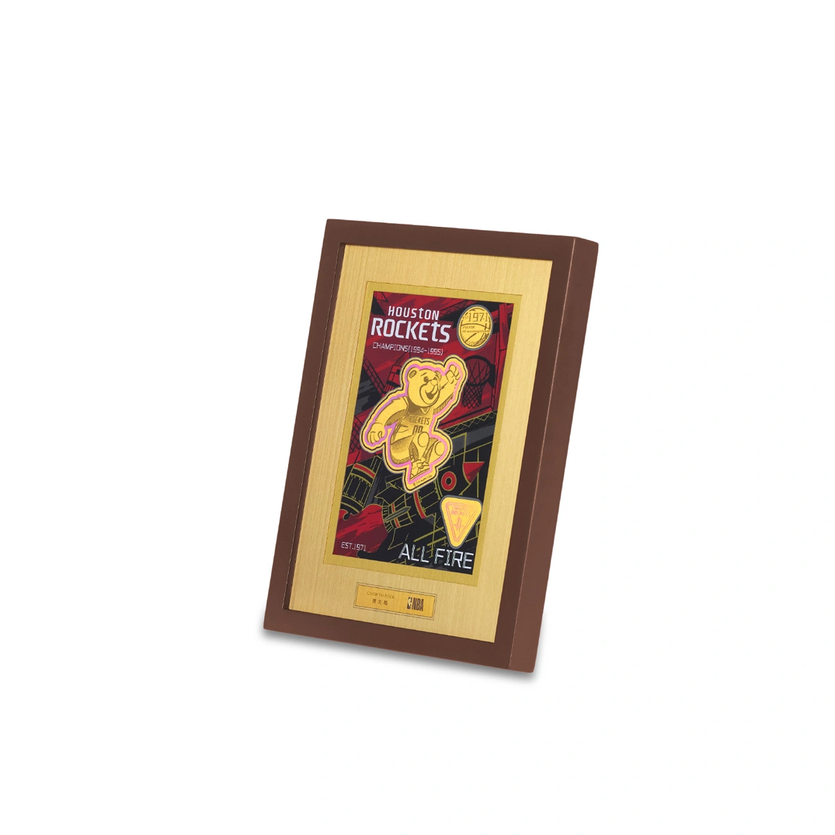Houston Rockets Mascot 999.9 Gold coin