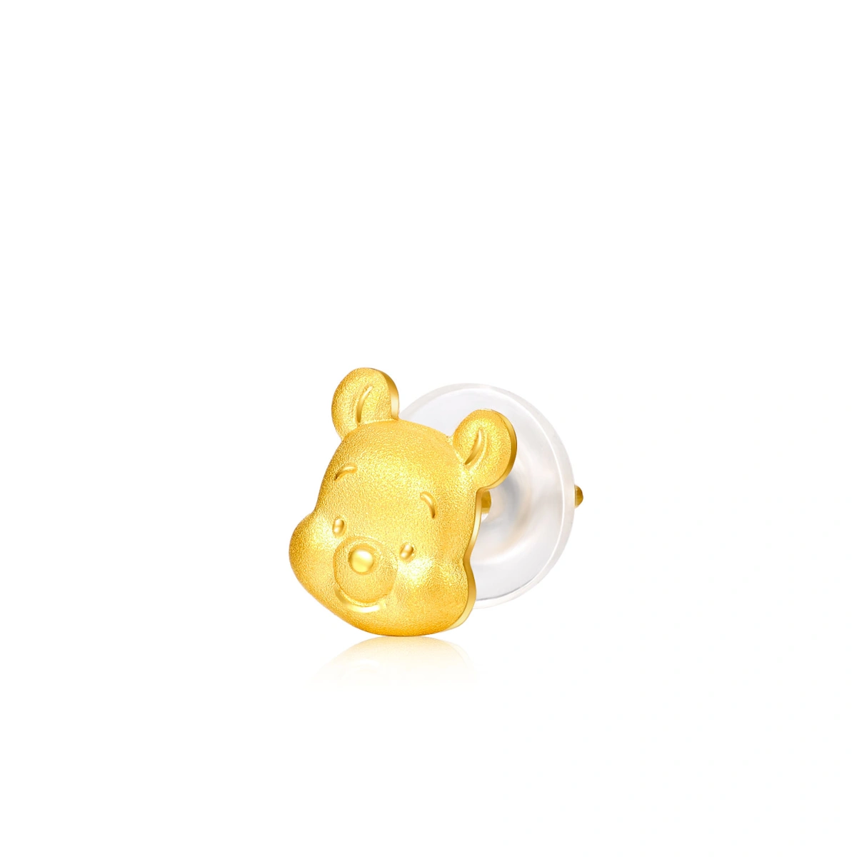 小熊維尼999.9黃金工藝精品耳環 (單隻)