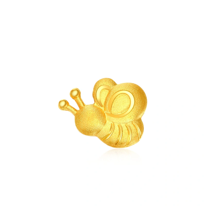999.9 Gold earring