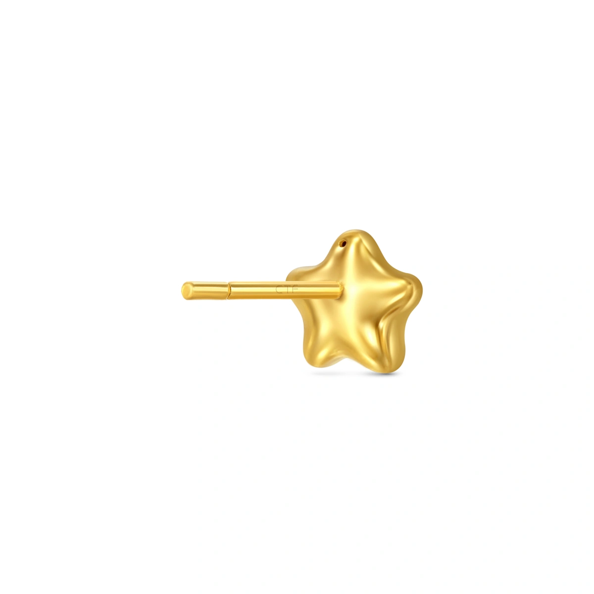 Star Shaped 999 Gold earring (Single)