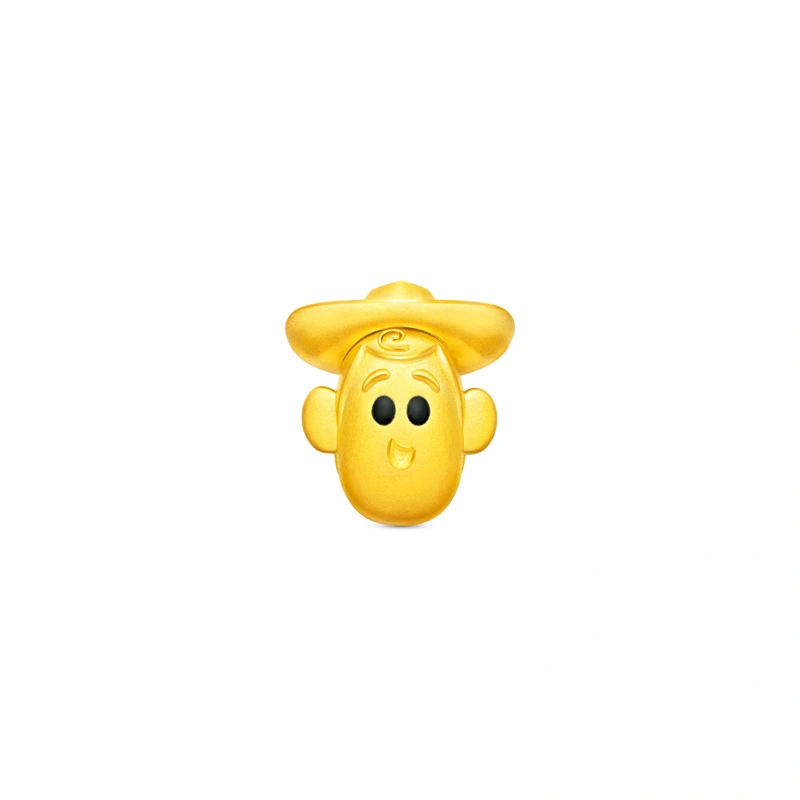 Woody 999 Gold earring (Single)
