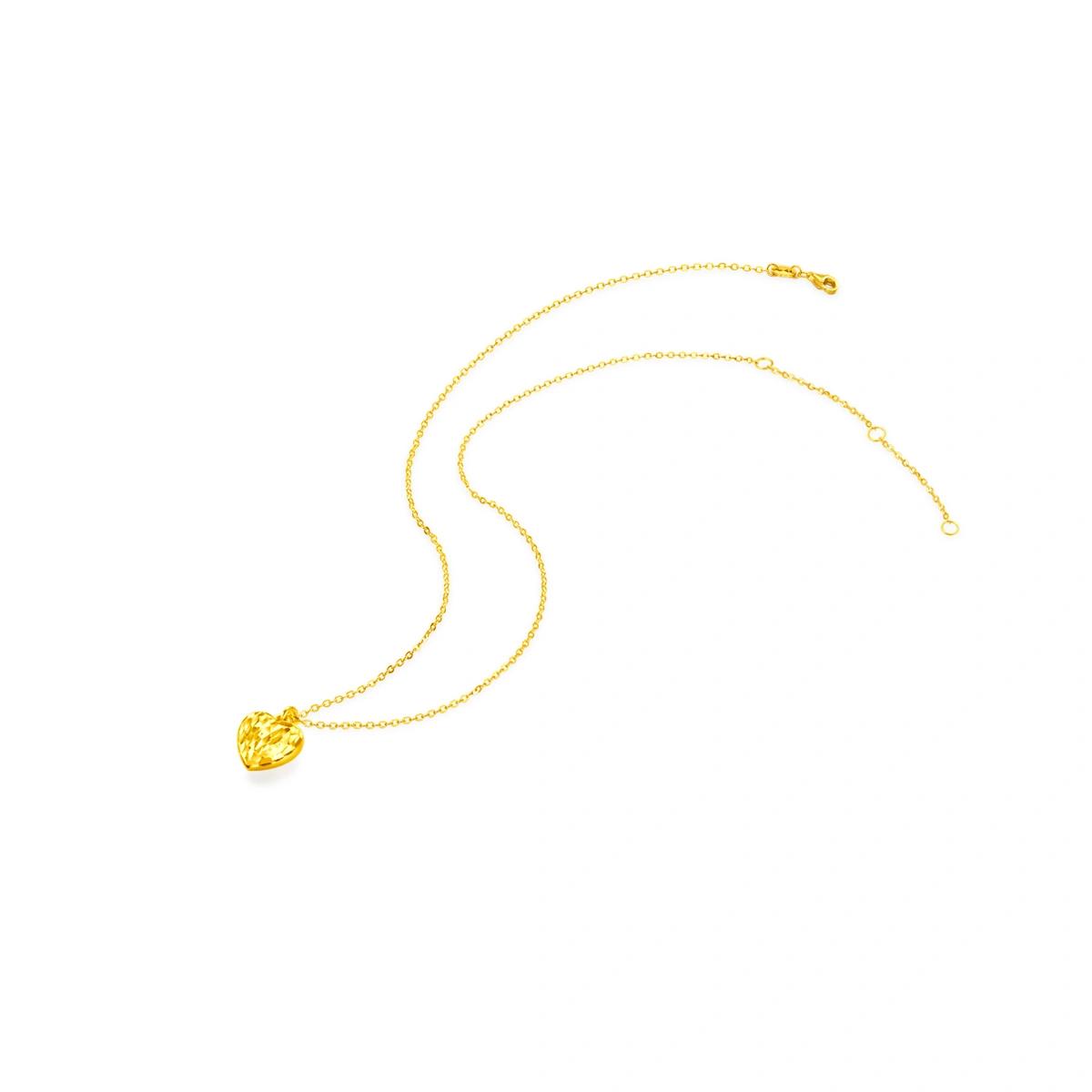 Heart Shaped 999 Gold necklace