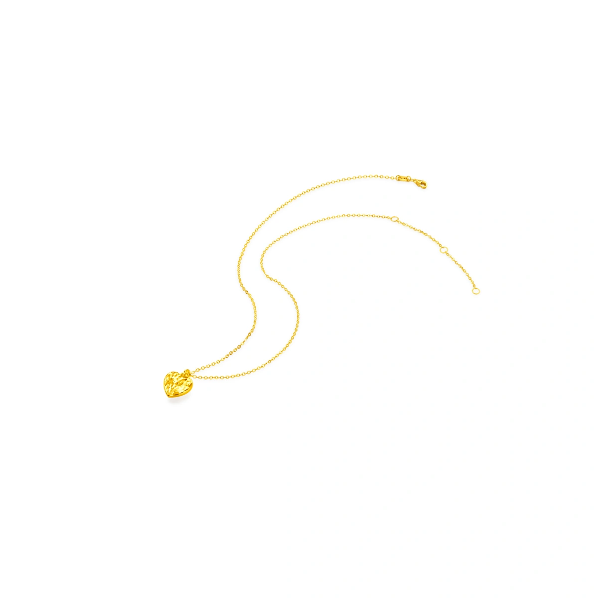 Heart Shaped 999 Gold necklace