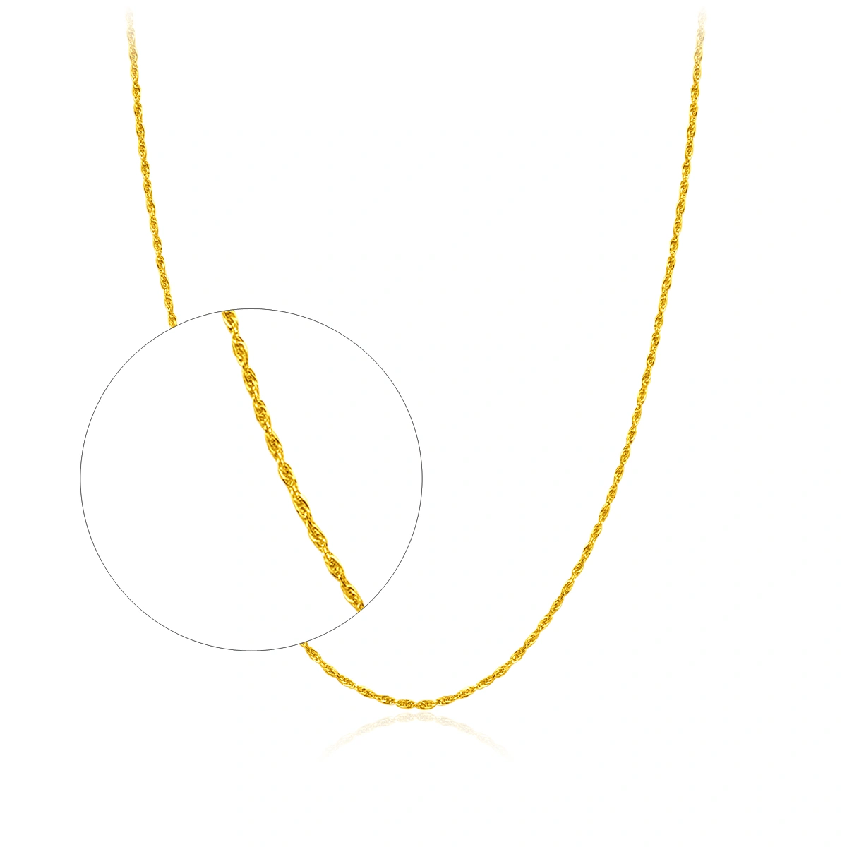 999 Gold necklace
