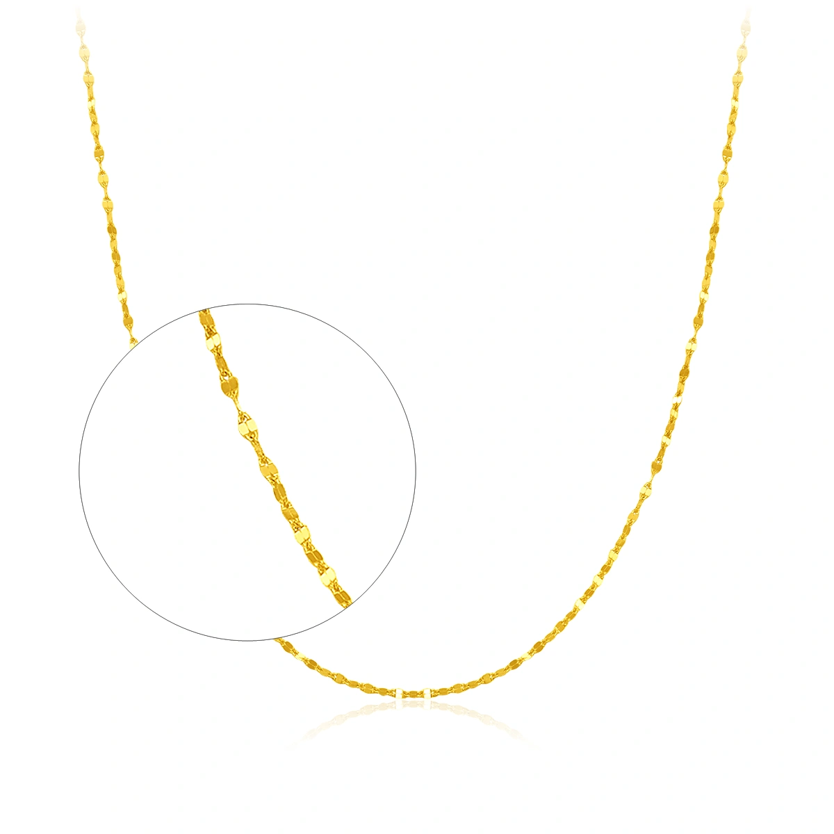 999 Gold necklace