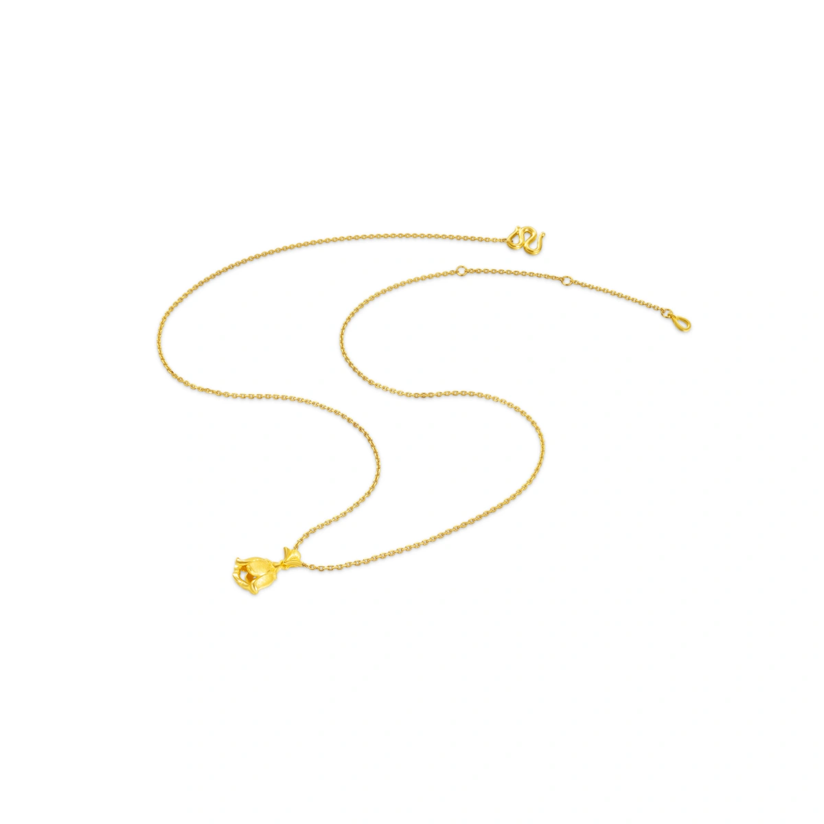 999.9 Gold necklace