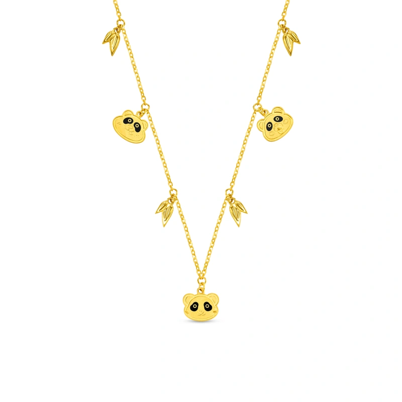 Panda 999 Gold necklace