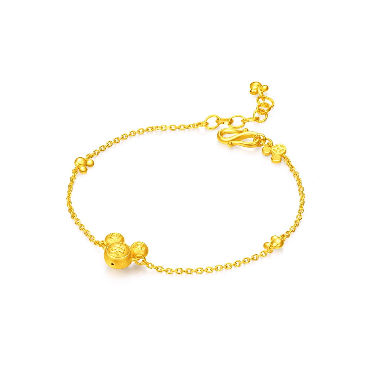 Mickey Mouse 999 Gold bracelet