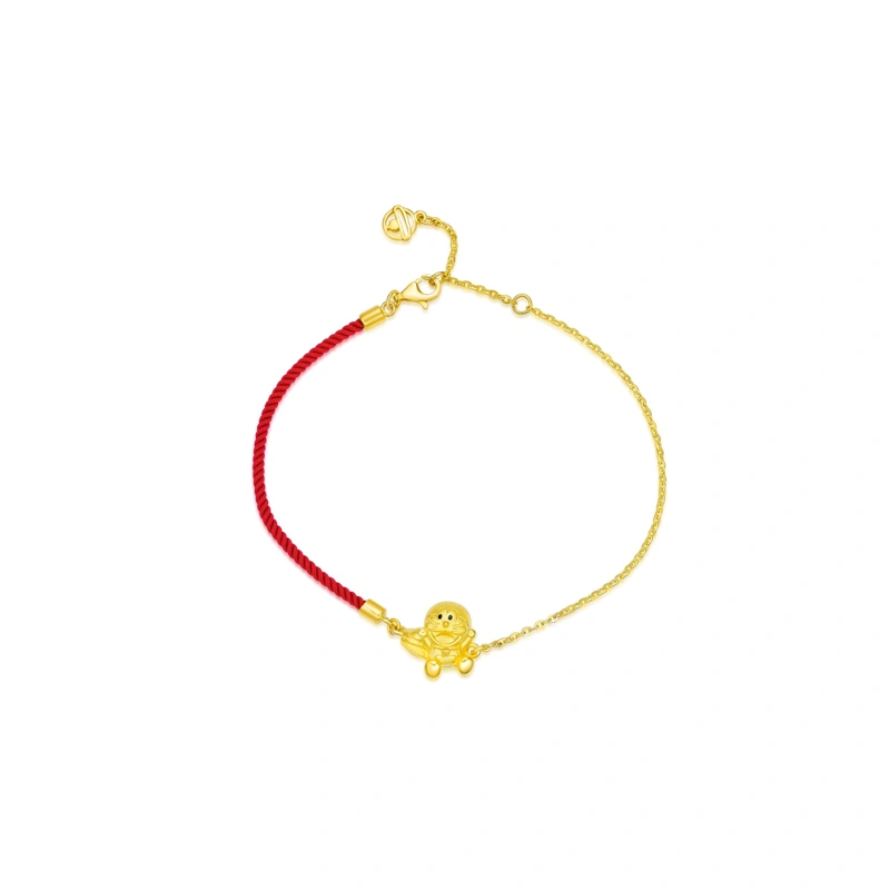 Doraemon 999 Gold bracelet