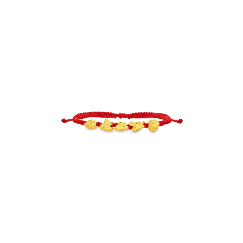 Shinchan and Friends 999 Gold bracelet