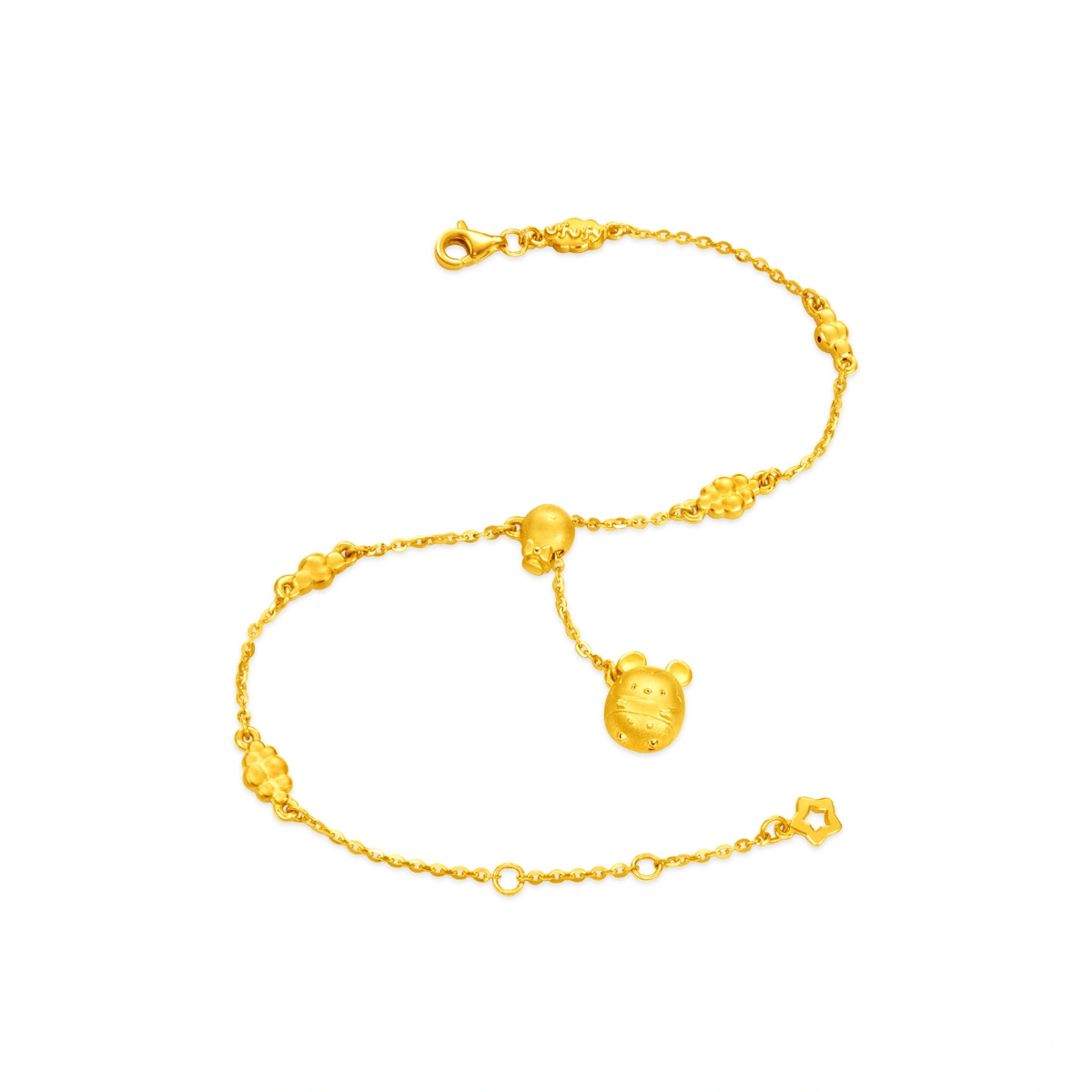 Mickey Mouse 999 Gold bracelet