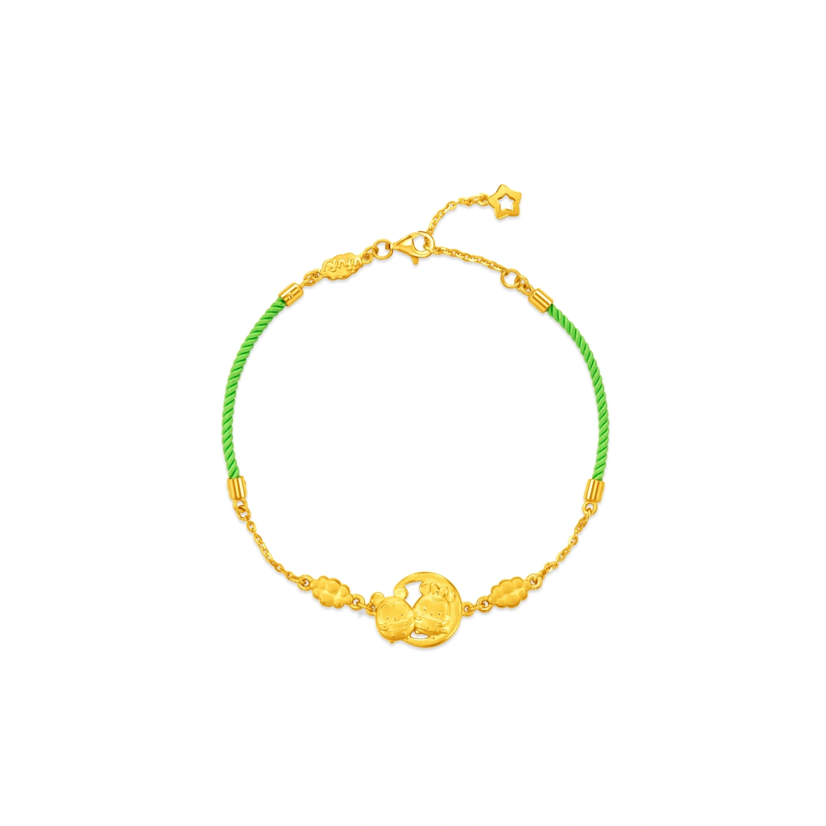 Mickey Mouse & Minnie Mouse 999 Gold bracelet