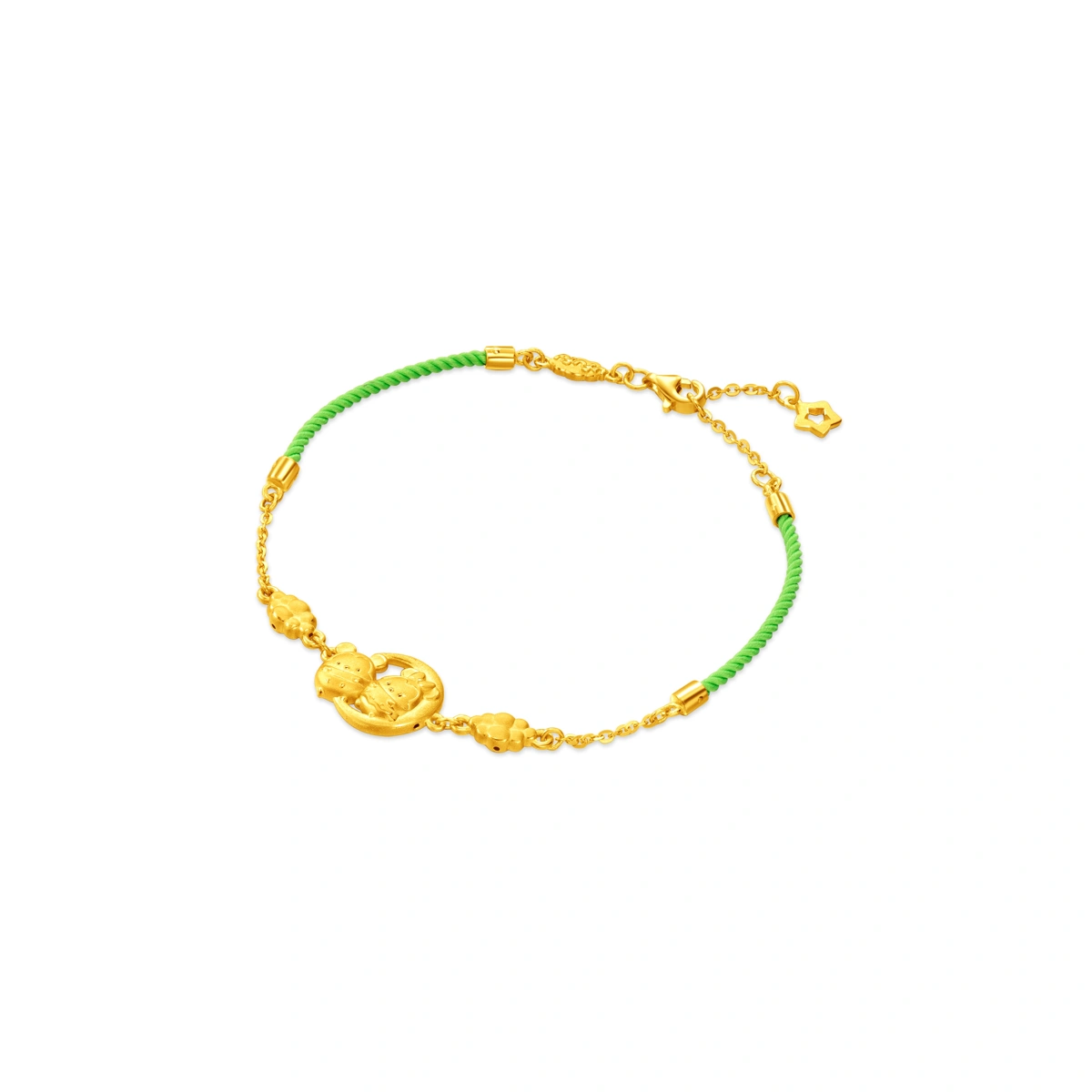 Mickey Mouse & Minnie Mouse 999 Gold bracelet