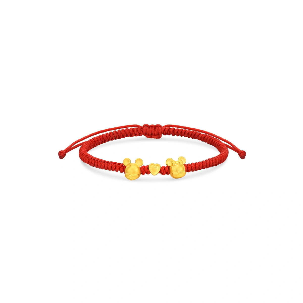 Mickey Mouse & Minnie Mouse 999 Gold bracelet