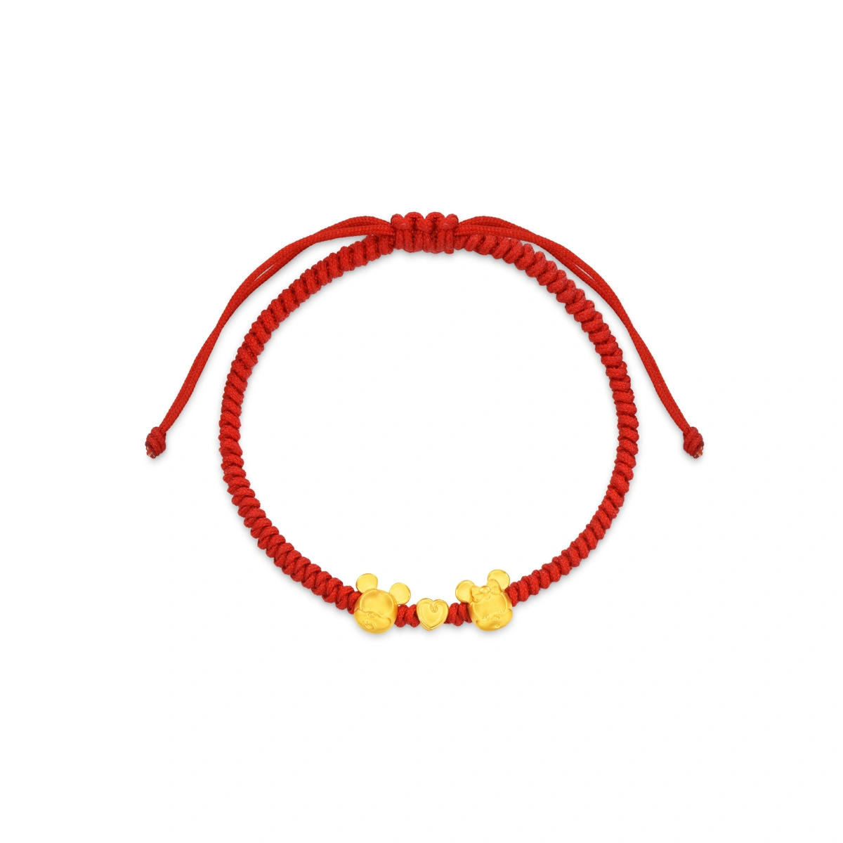 Mickey Mouse & Minnie Mouse 999 Gold bracelet