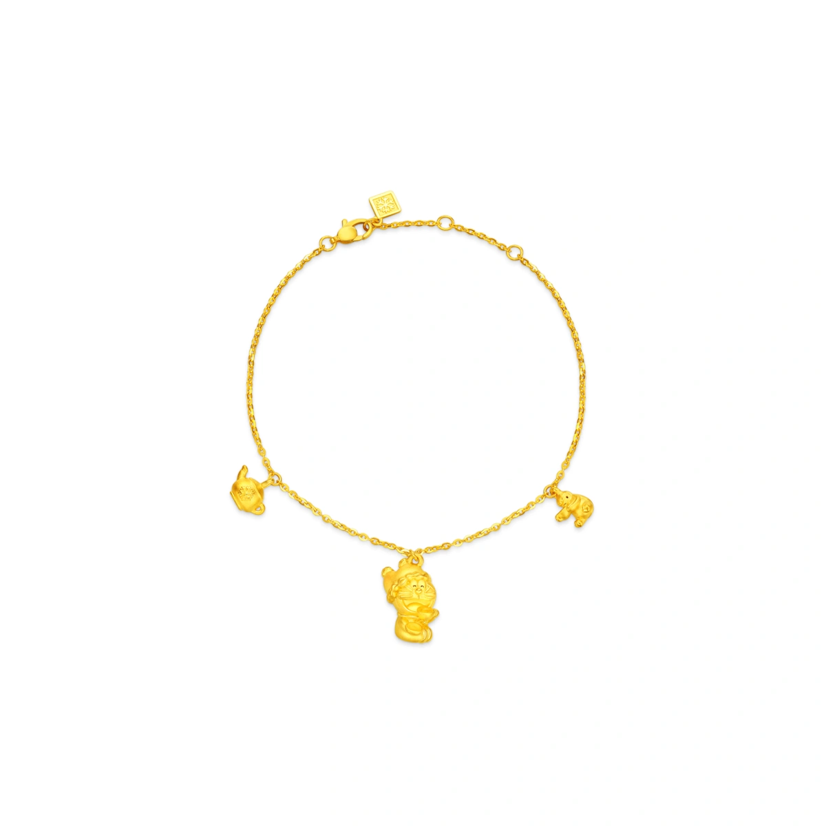 冬日系列 – 多啦A夢999足金工藝精品手鏈