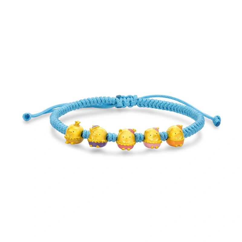 Holiday Collection - Sumikkogurashi 999 Gold bracelet