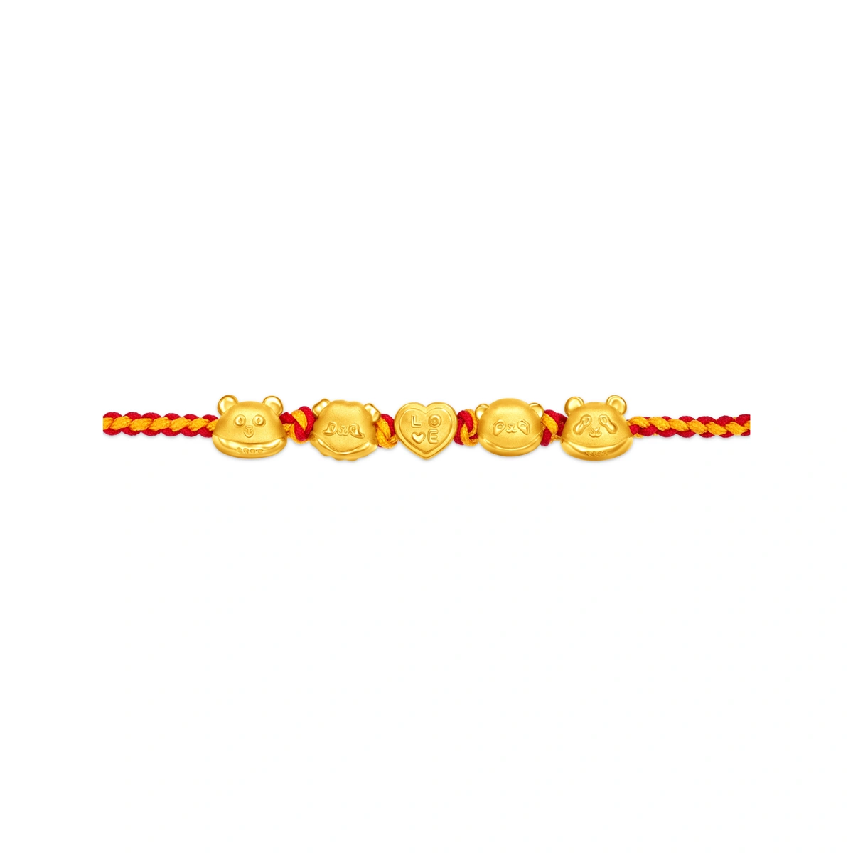 Panda Quartet 999 Gold Baby bracelet