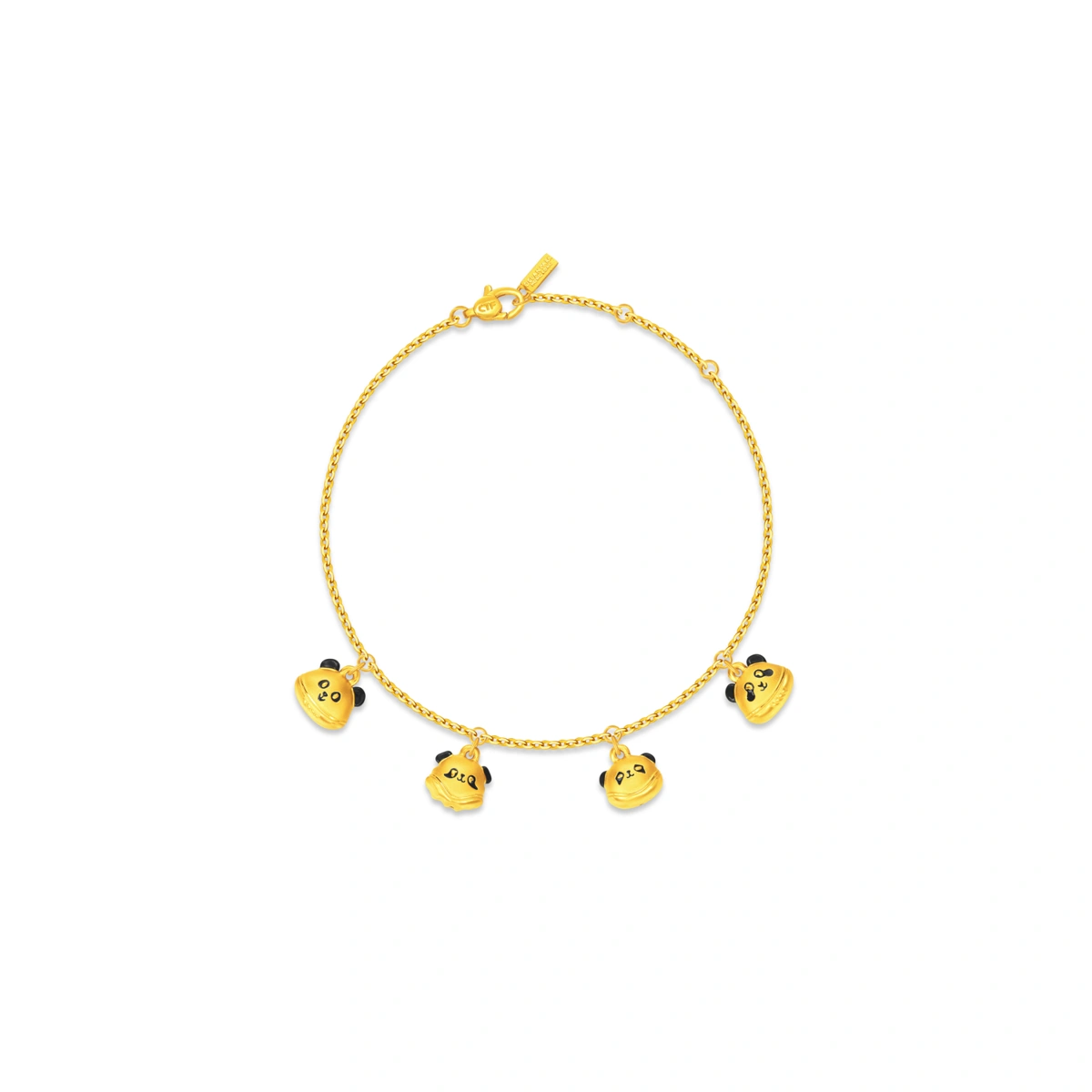 Panda Quartet 999 Gold bracelet