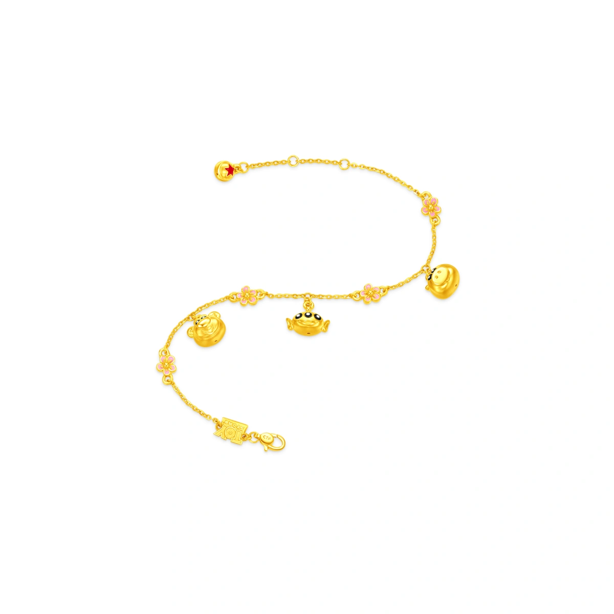 Lotso / Alien / Hamm 999 Gold bracelet