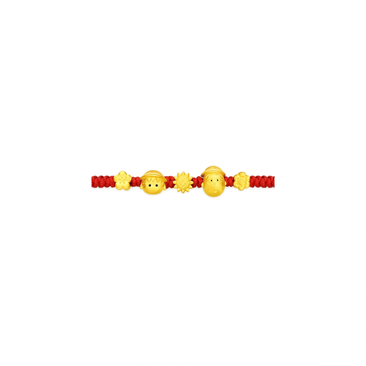 Maruko and Grandpa 999 Gold bracelet