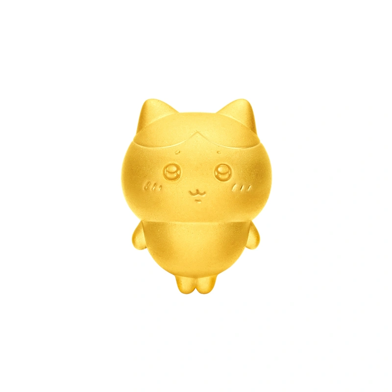 Hachiware 999 Gold charm