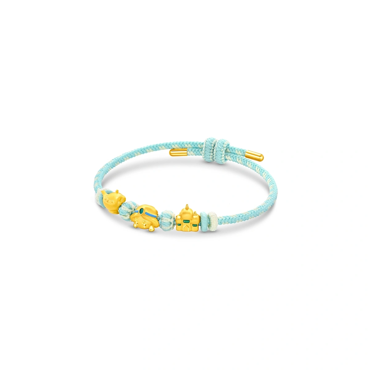 Jasmine/ Magic Lamp/ Castle 999 Gold bracelet
