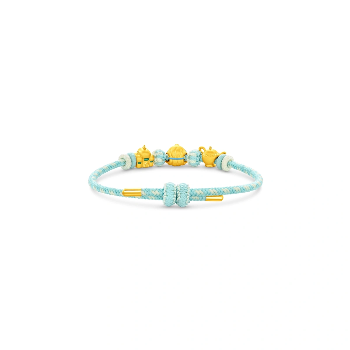 Jasmine/ Magic Lamp/ Castle 999 Gold bracelet