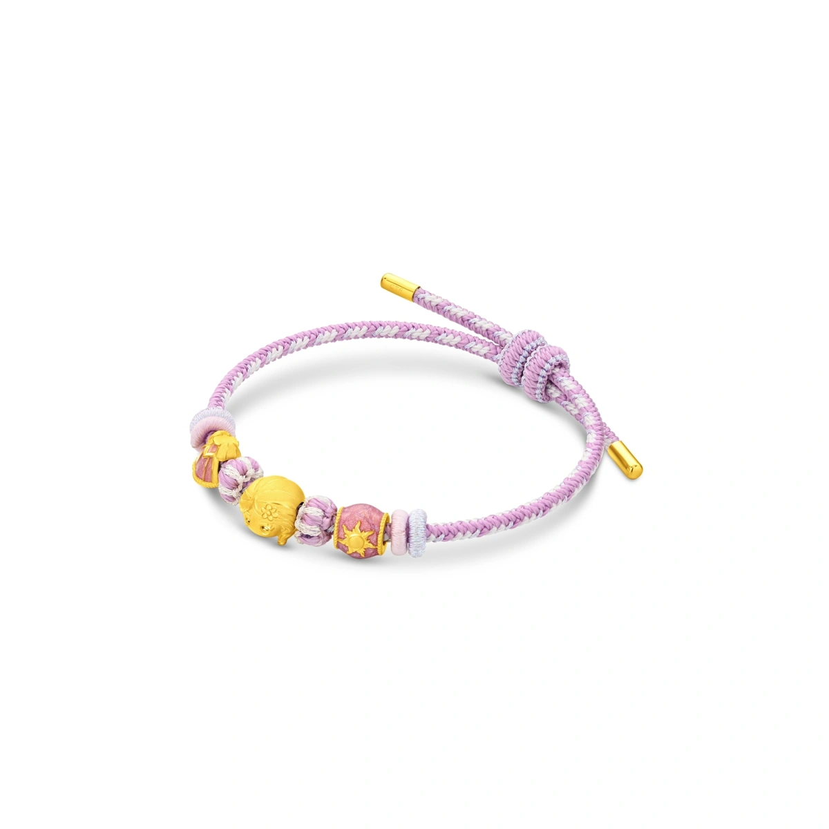Rapunzel/ Princess Dress/ Sun Totem 999 Gold bracelet