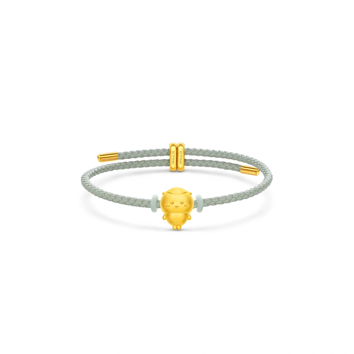 栗子饅頭999足金工藝精品串飾