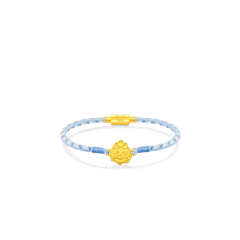 Hachiware 999 Gold bracelet