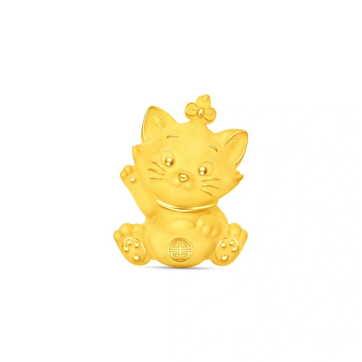 瑪麗貓999.9黃金工藝精品擺件