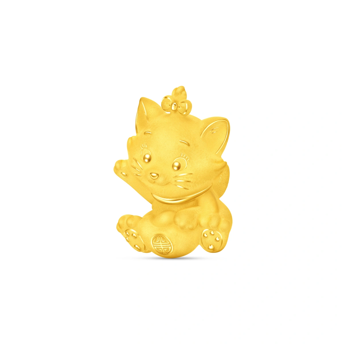 瑪麗貓999.9黃金工藝精品擺件