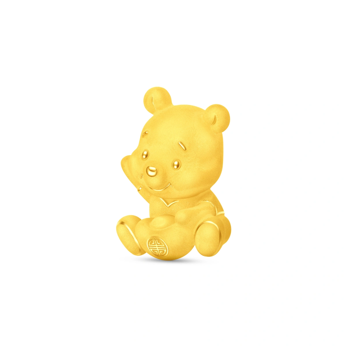 小熊維尼999.9黃金工藝精品擺件