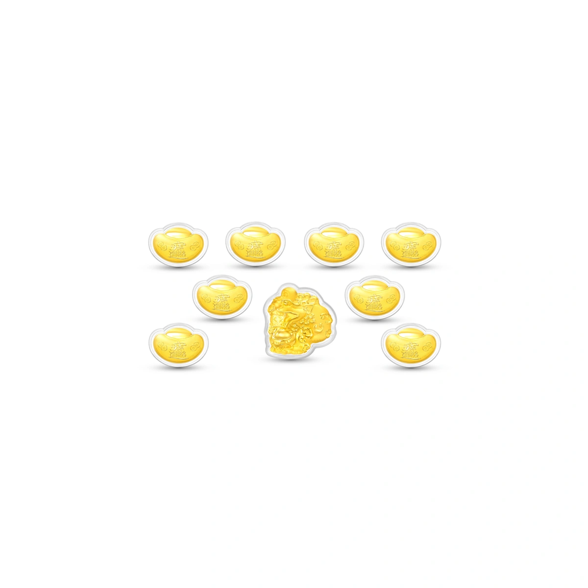 財源廣進999.9黃金工藝精品擺件
