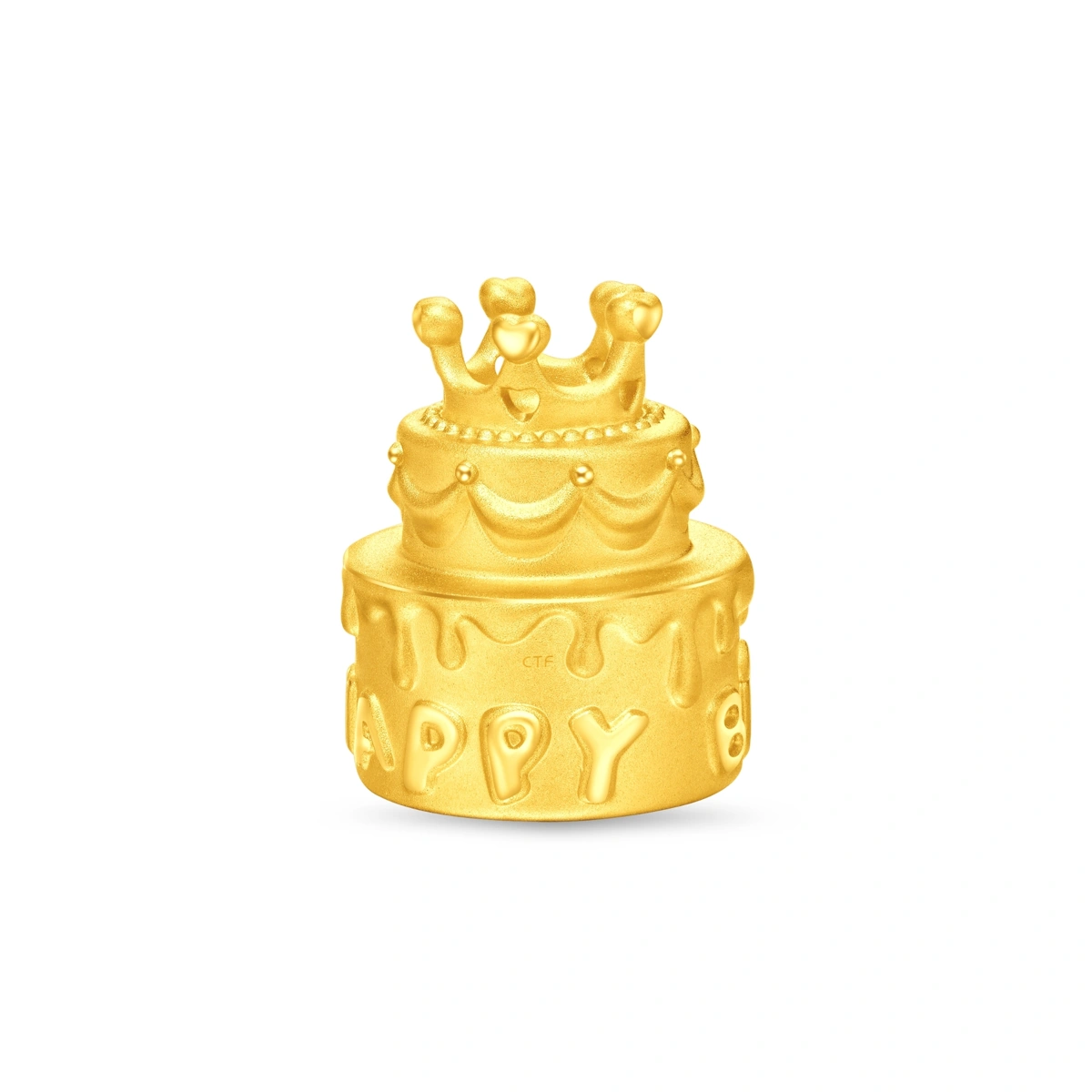 999 Pure Gold Birthday Cake Ornament
