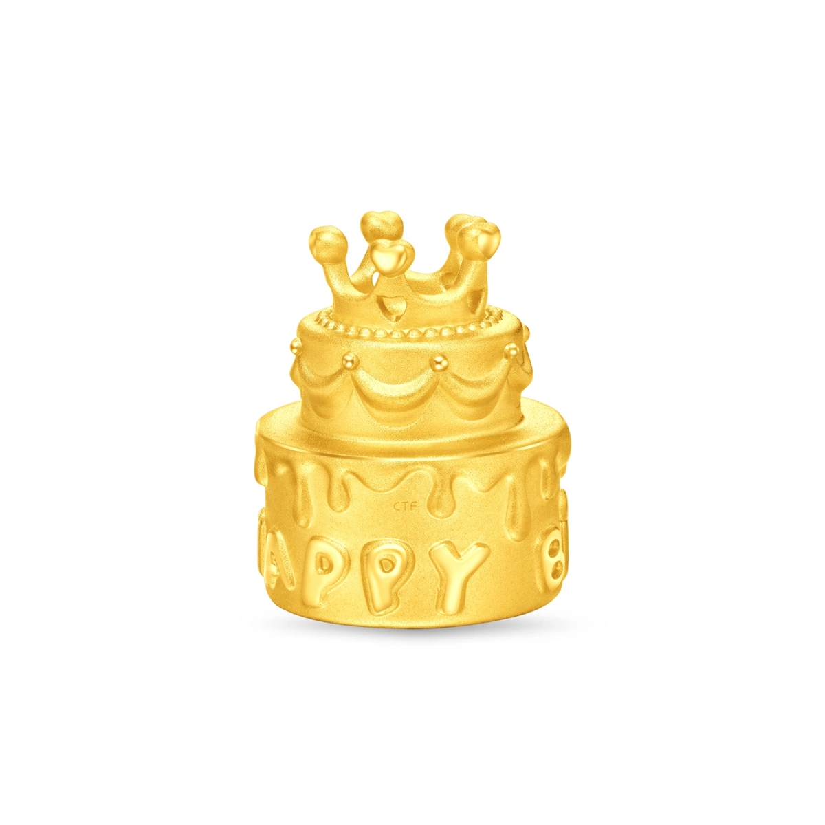 999 Pure Gold Birthday Cake Ornament