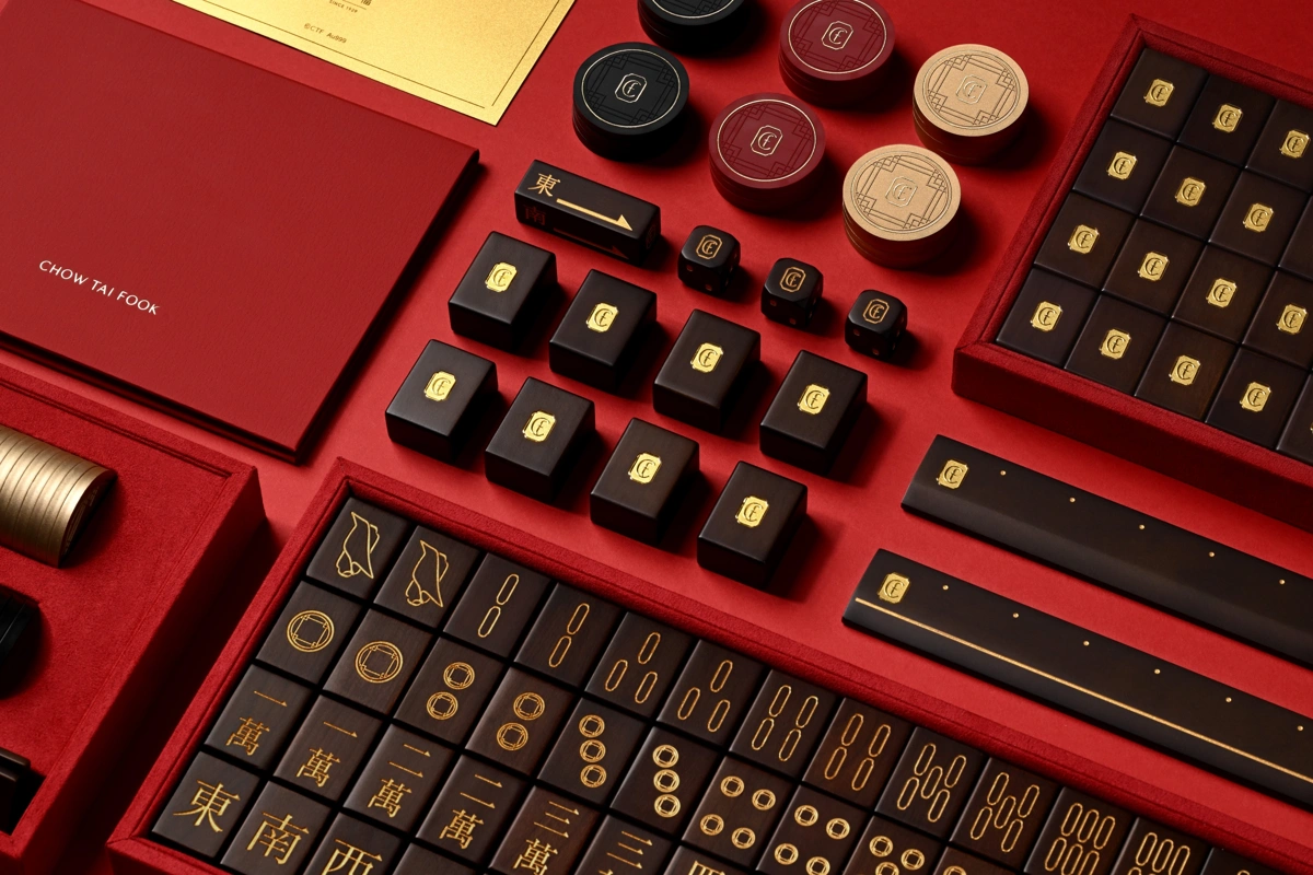 Mahjong 999.9 Gold ornament
