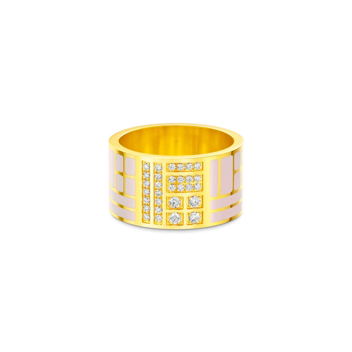 999 Gold Diamond ring