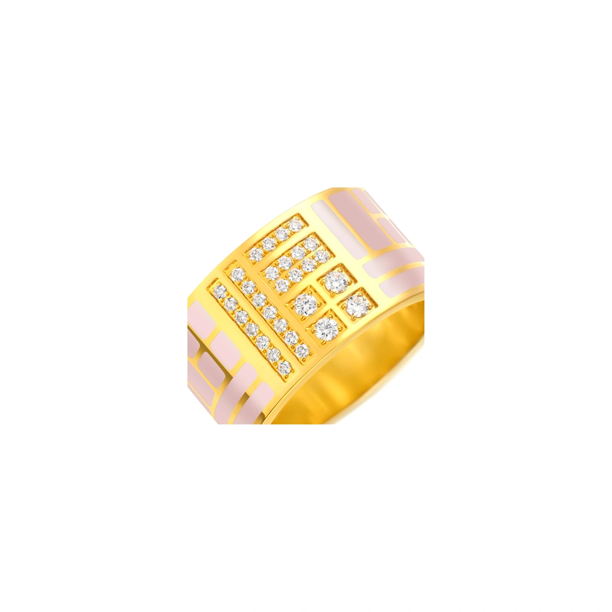 999 Gold Diamond ring