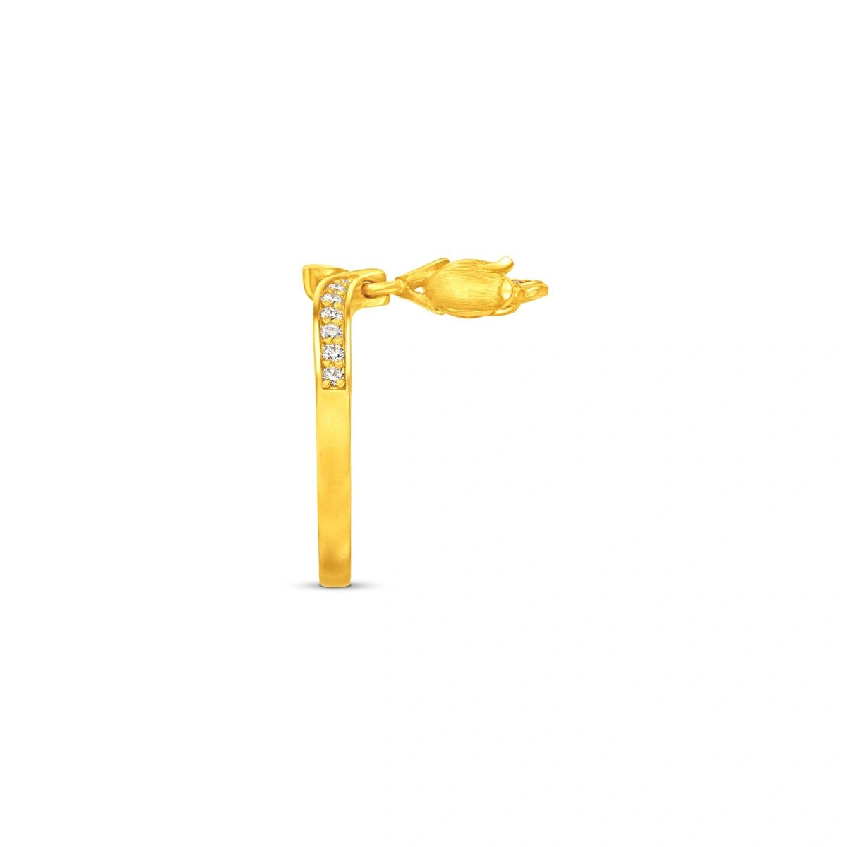 999 Gold Diamond ring