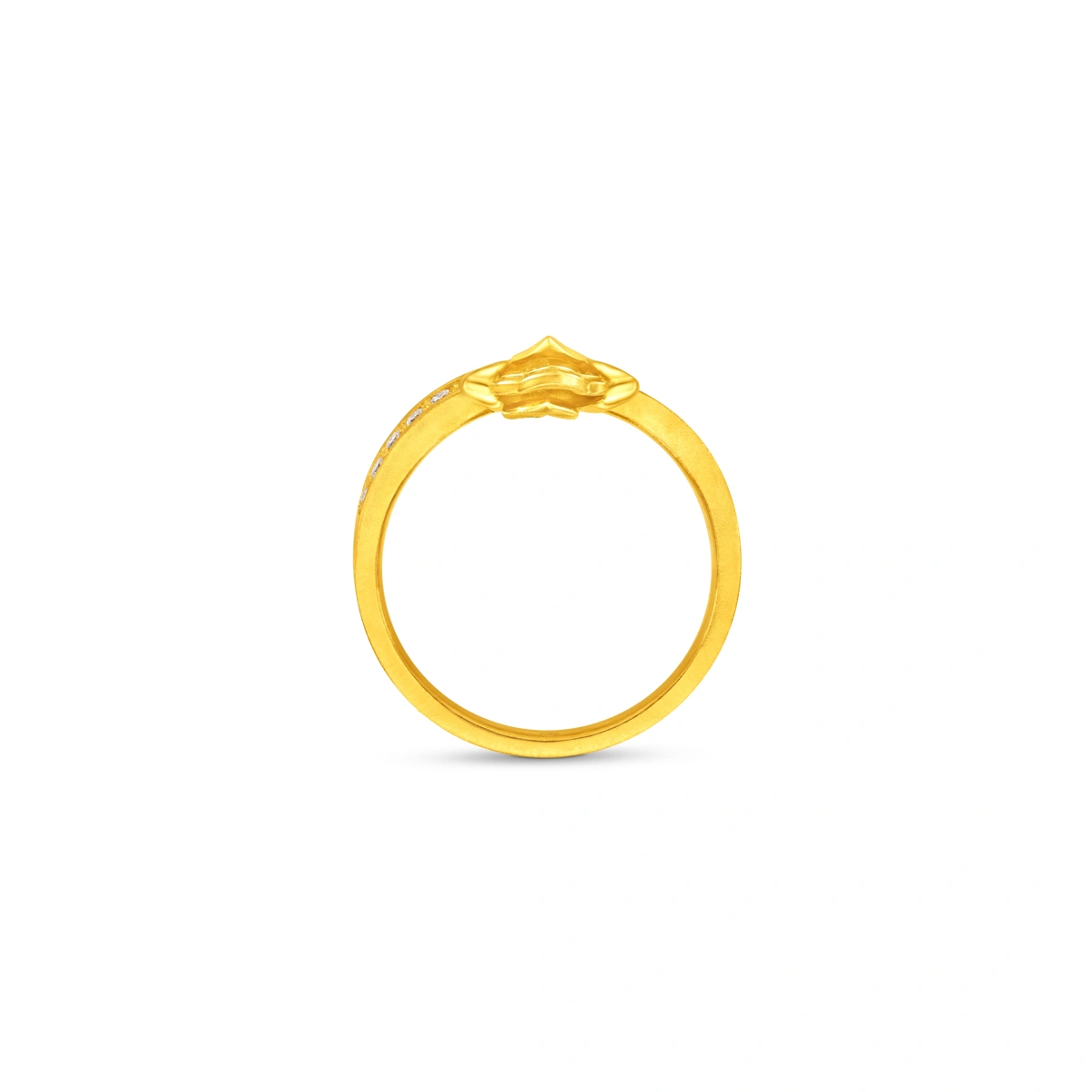 999 Gold Diamond ring