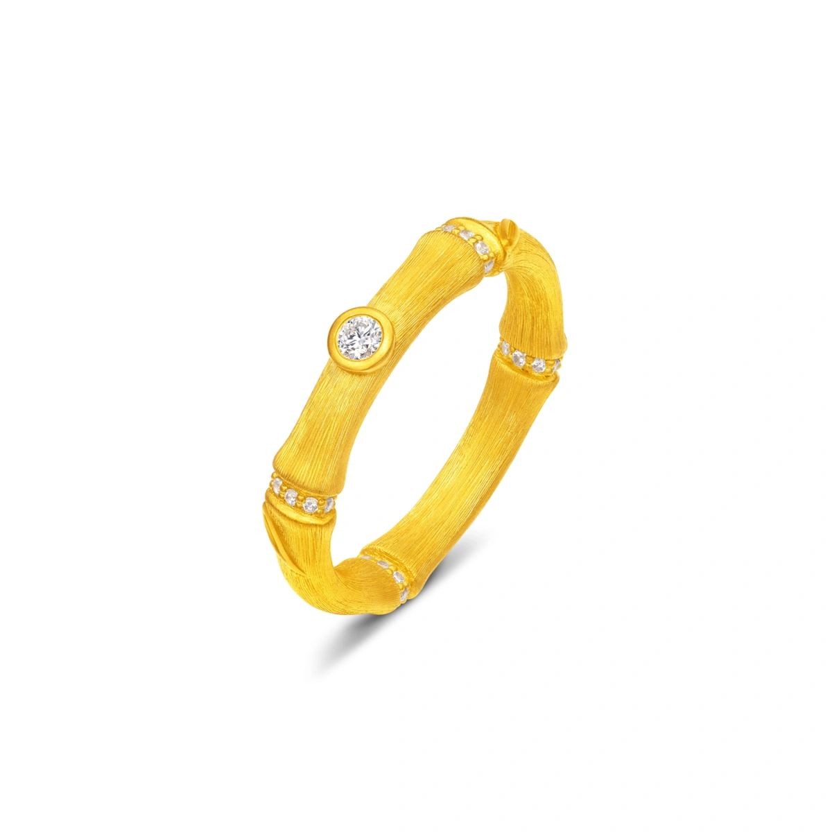 999 Gold Diamond ring